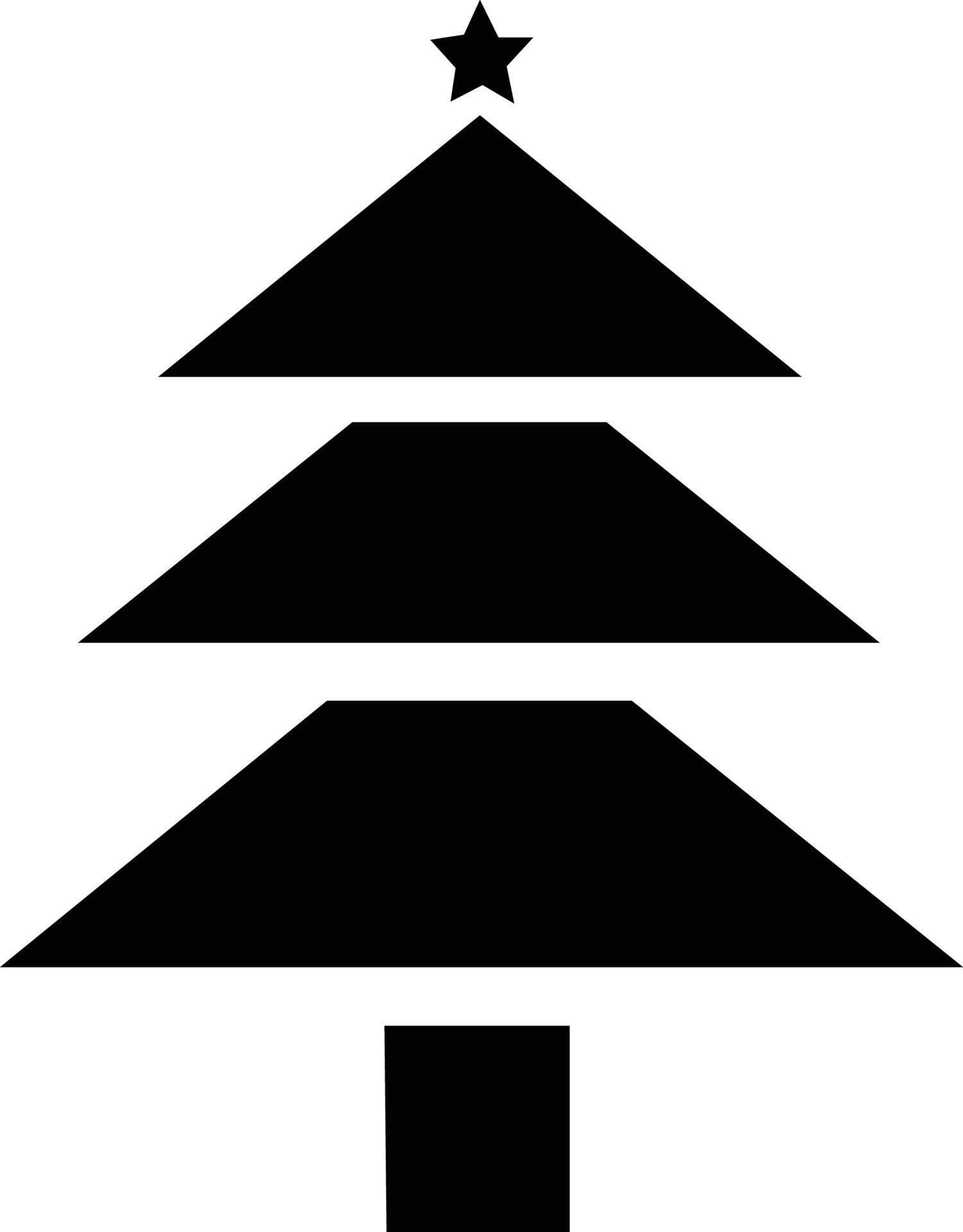 Christmas tree logo 21529594 Vector Art at Vecteezy