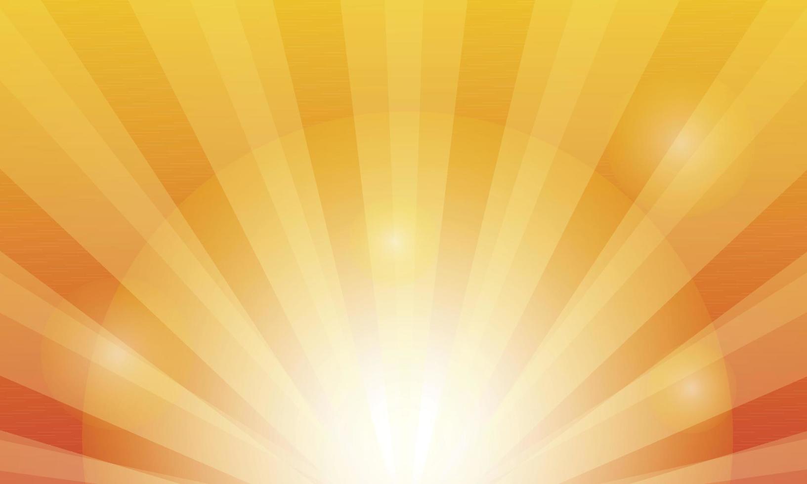 Glowing Rays Light Orange Background vector