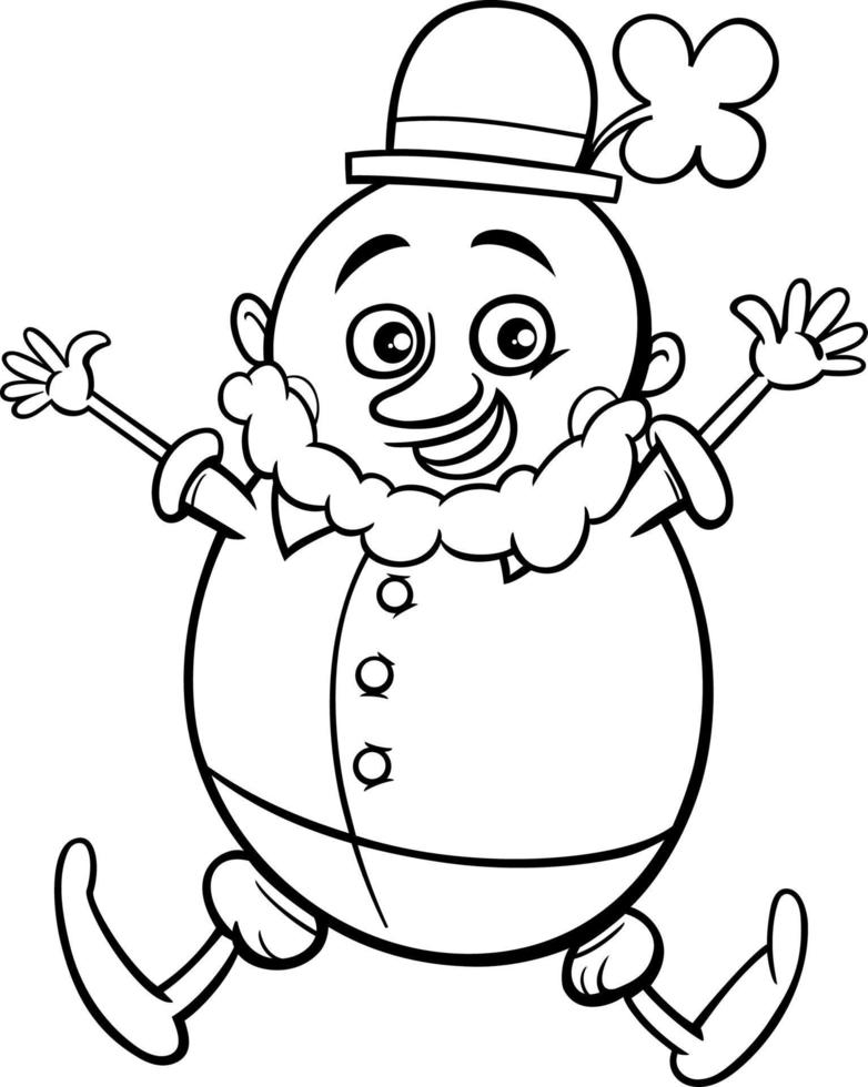 cartoon Leprechaun character on Saint Patrick Day vector