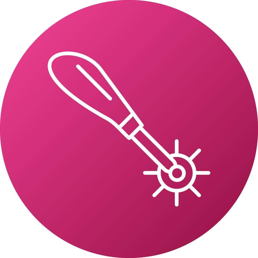 Tracing Wheel Icon Style vector