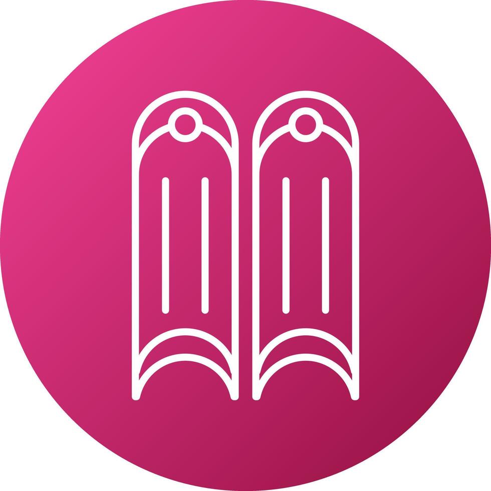Steel Shank Icon Style vector