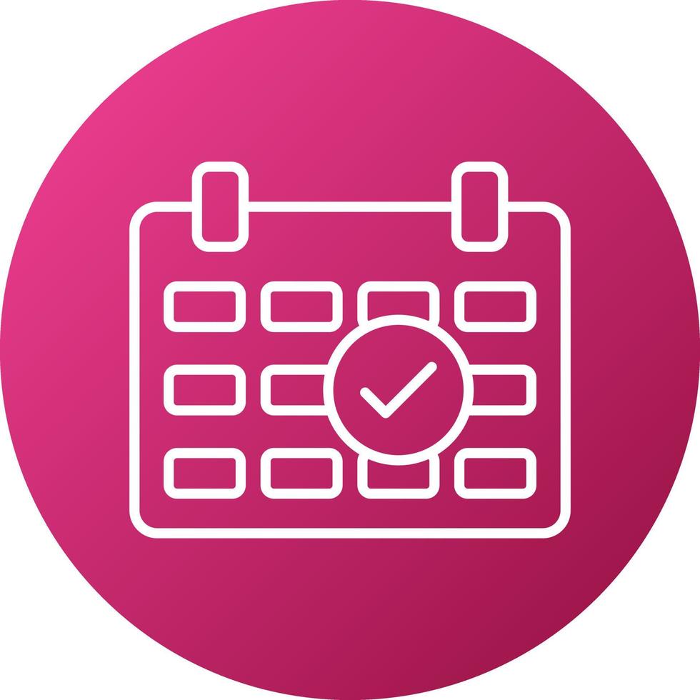 Reservation Icon Style vector