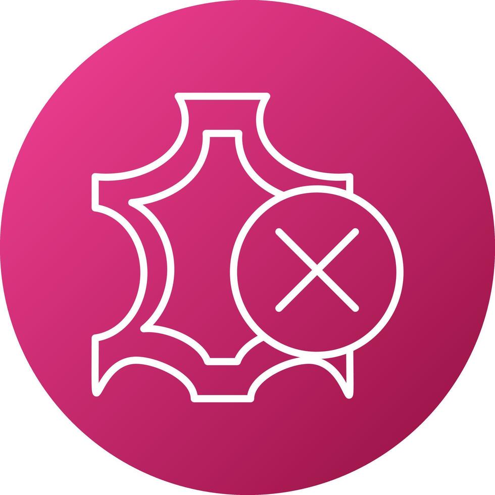 No Leather Icon Style vector