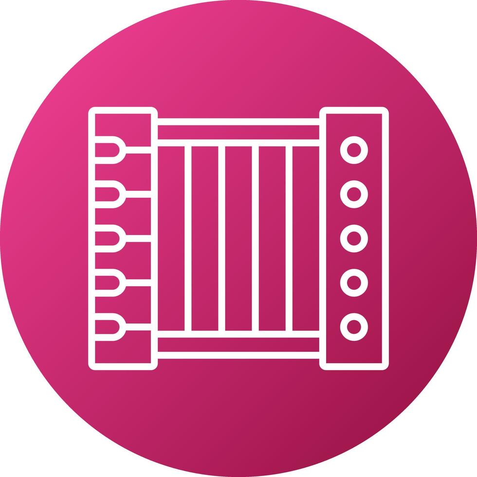 Accordion Icon Style vector