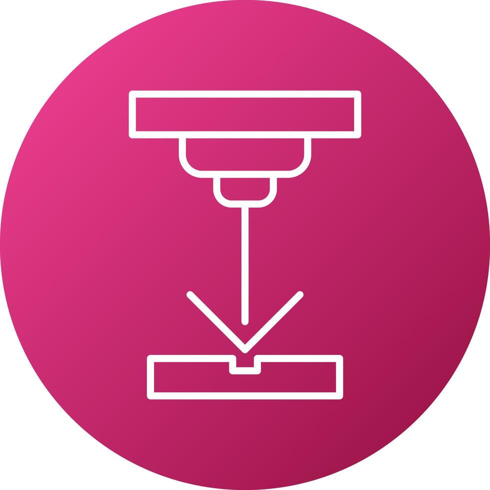 Laser Beam Icon Style vector