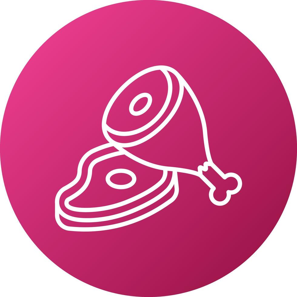 Poultry Item Icon Style vector