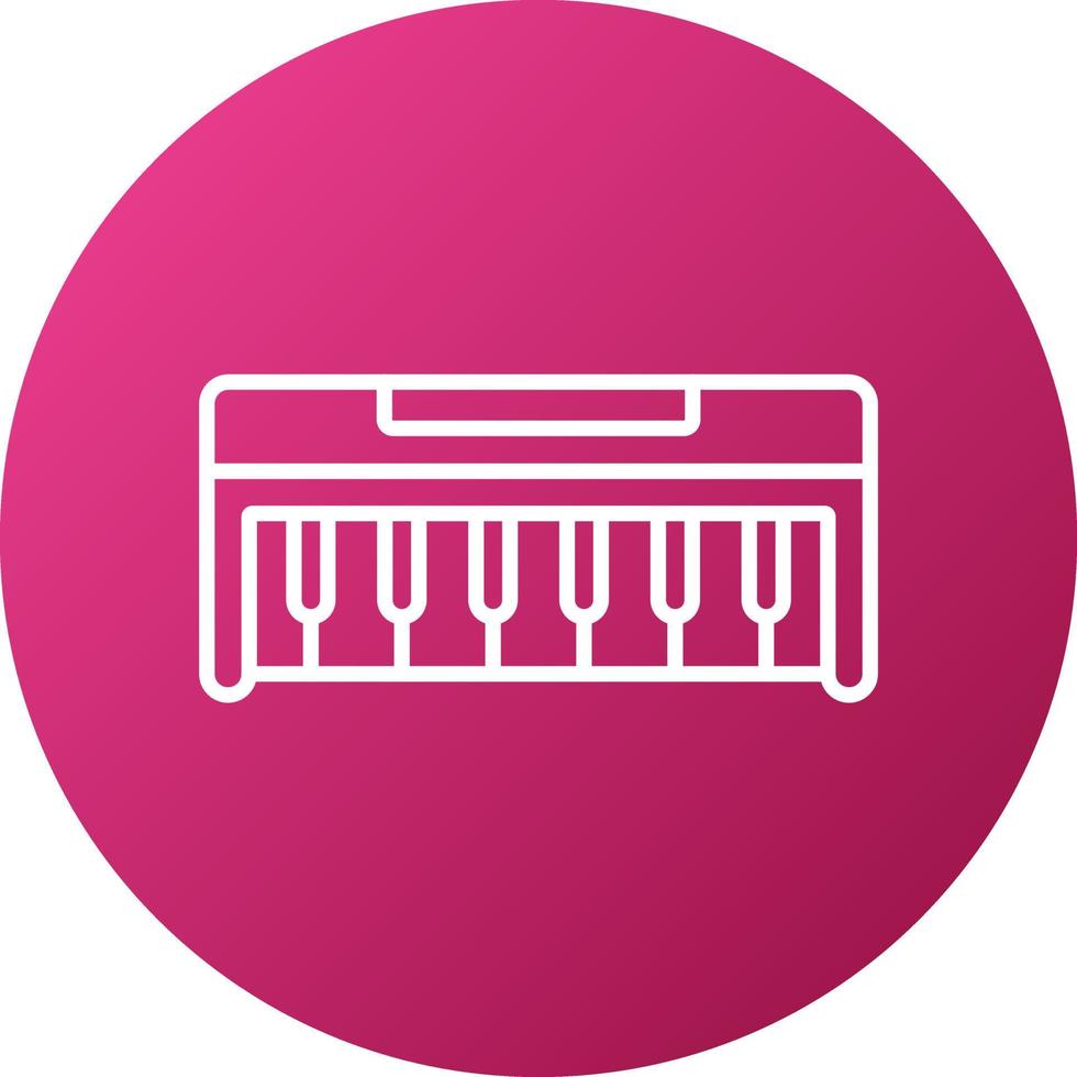 Piano Icon Style vector