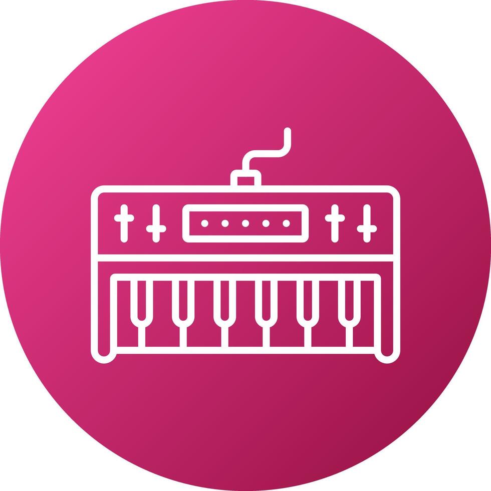 Synthesizer Icon Style vector