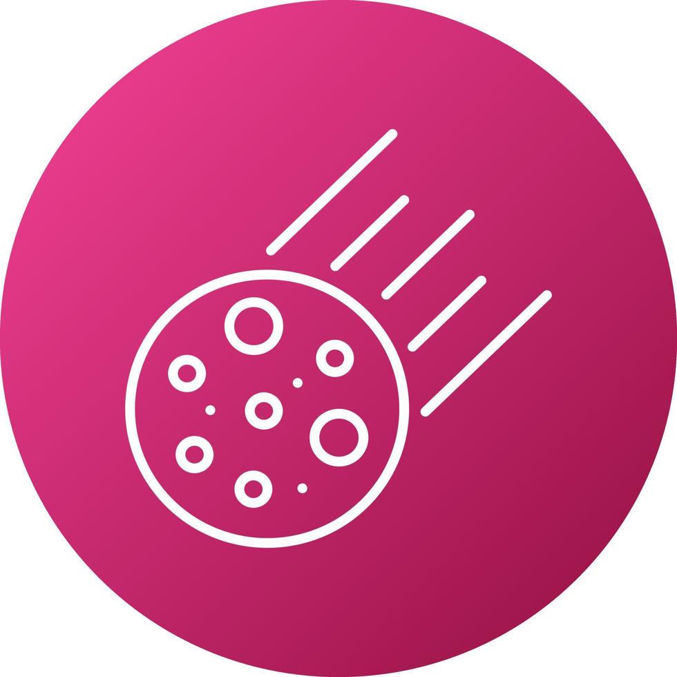 Asteroid Icon Style vector