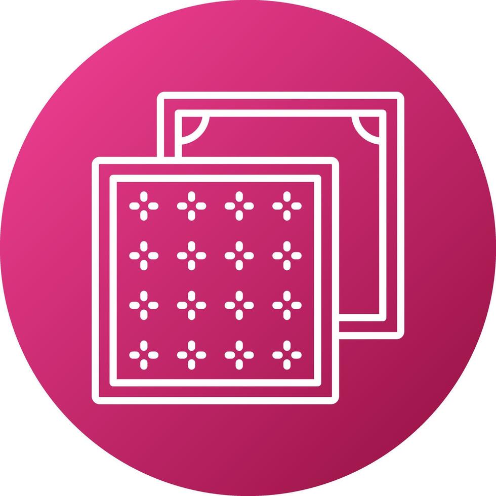 Decorative Textile Icon Style vector