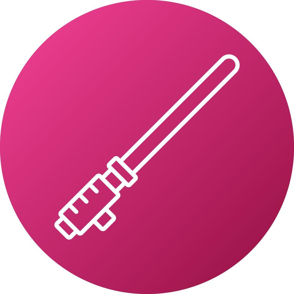 Light Saber Icon Style vector