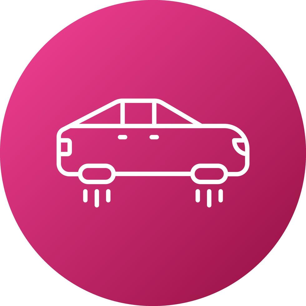 Hover Car Icon Style vector