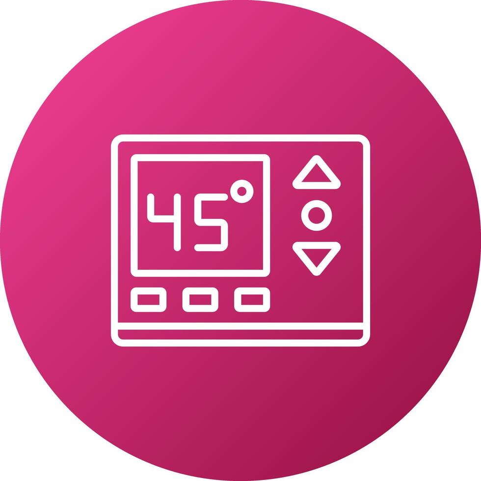 Temparature Control Icon Style vector