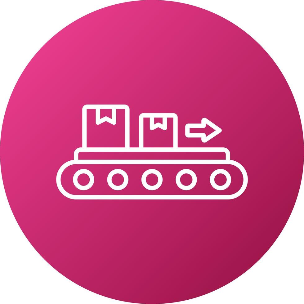 Conveyor Icon Style vector