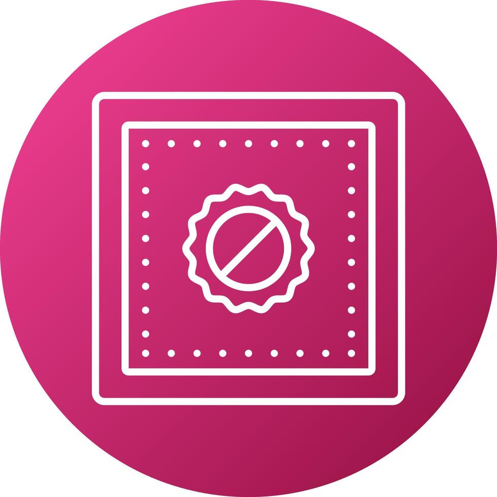 Ultra Violet Fabric Icon Style vector