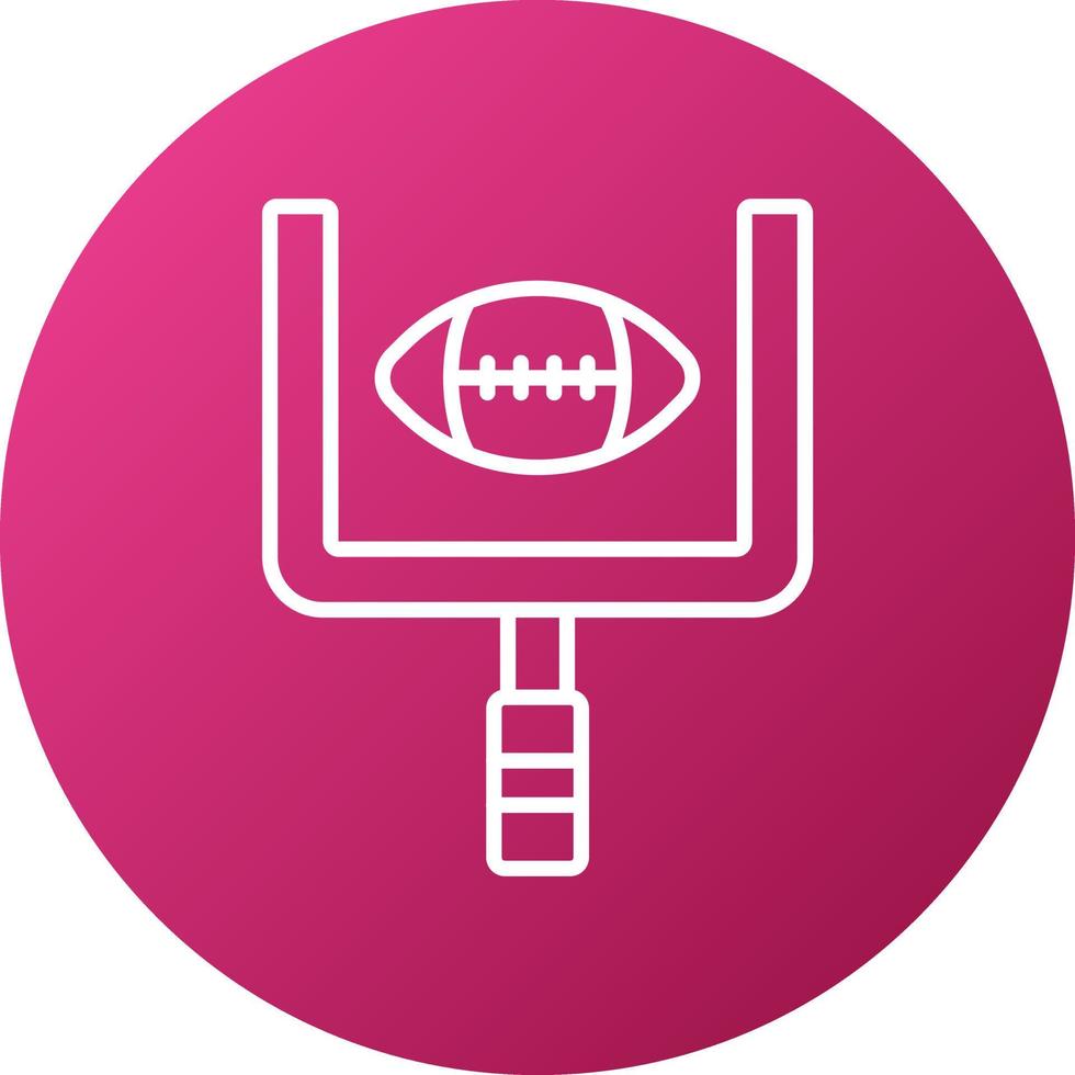 Goal Post Icon Style vector