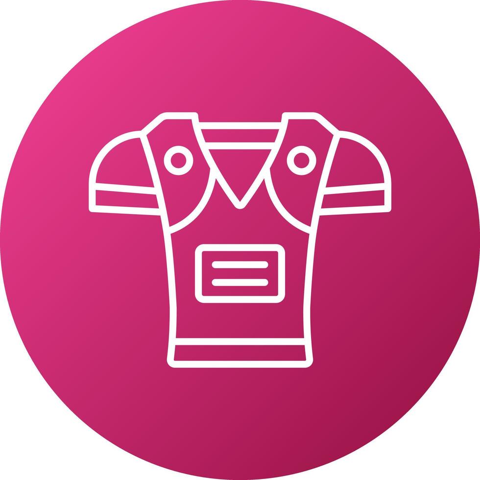 Chest Armor Icon Style vector