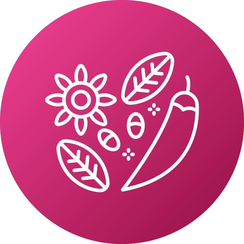 Spices Icon Style vector