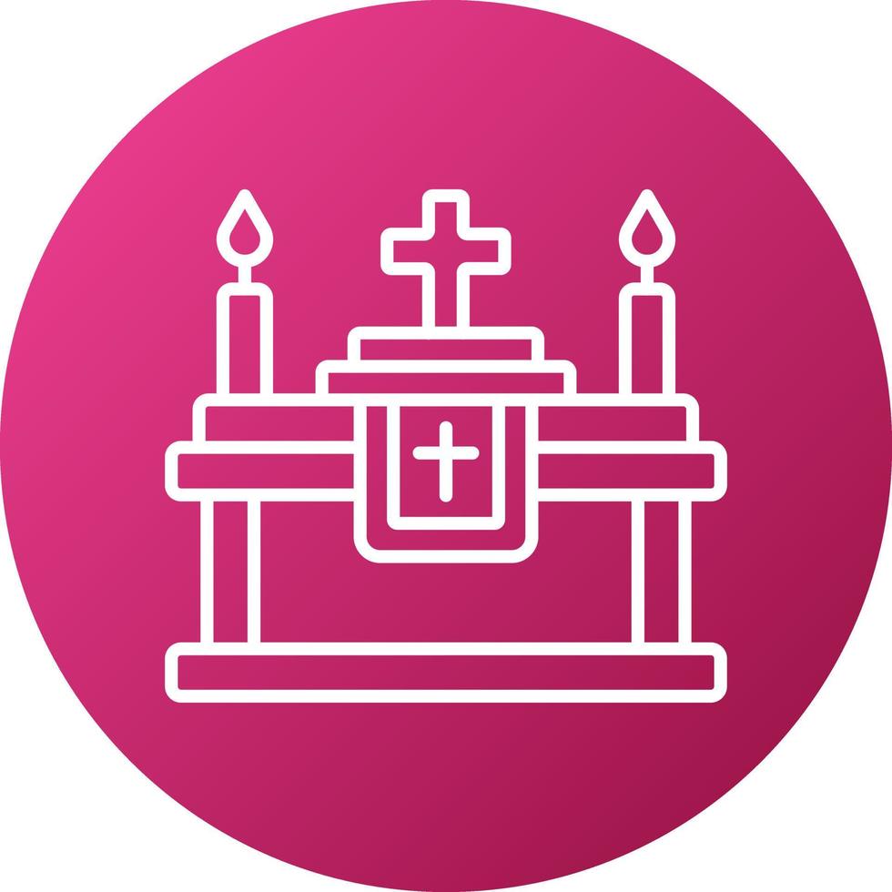 Altar Icon Style vector