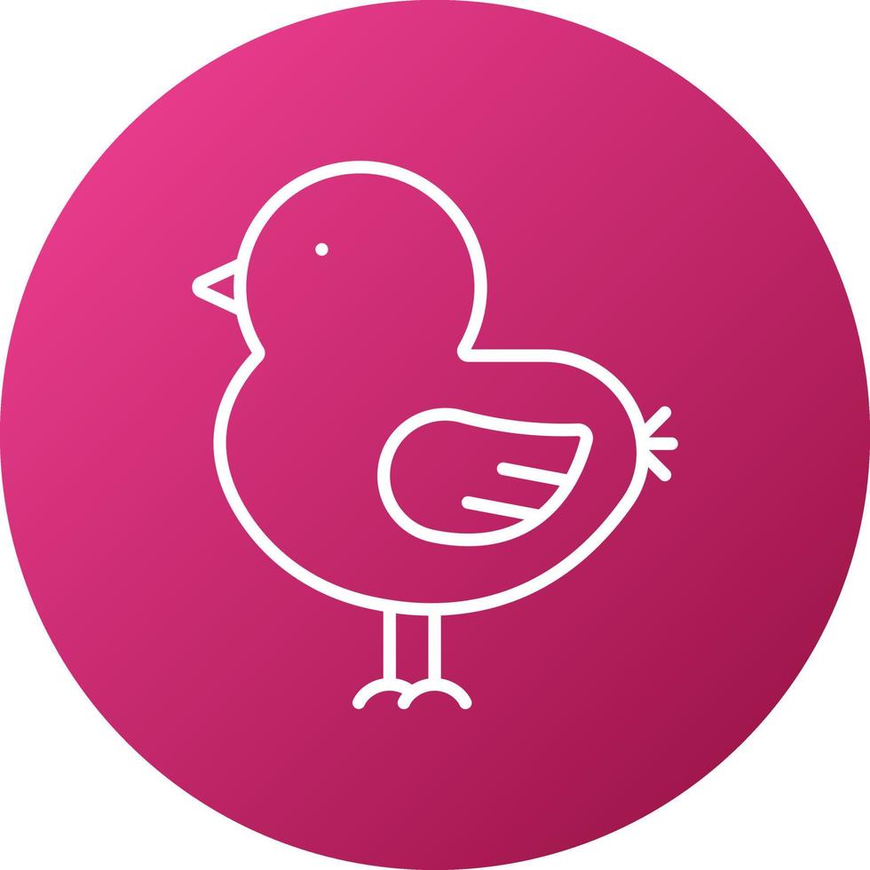 Chick Icon Style vector