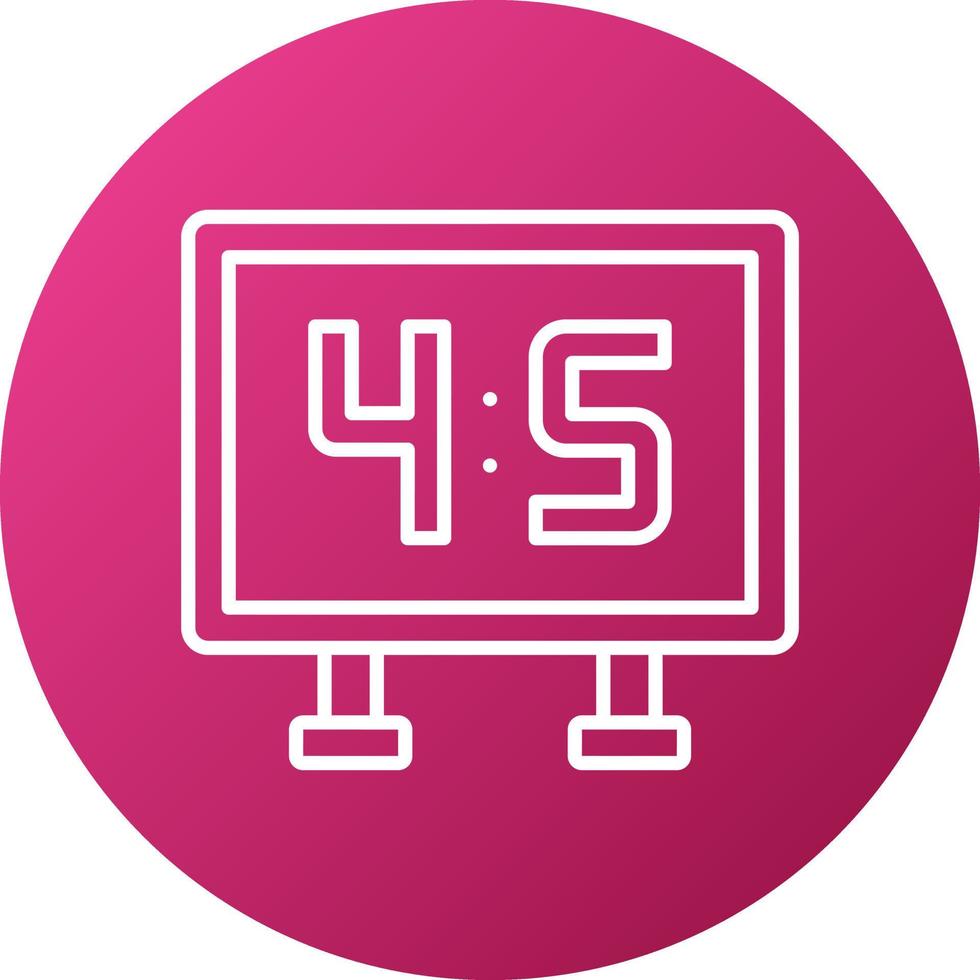 Scoreboard Icon Style vector