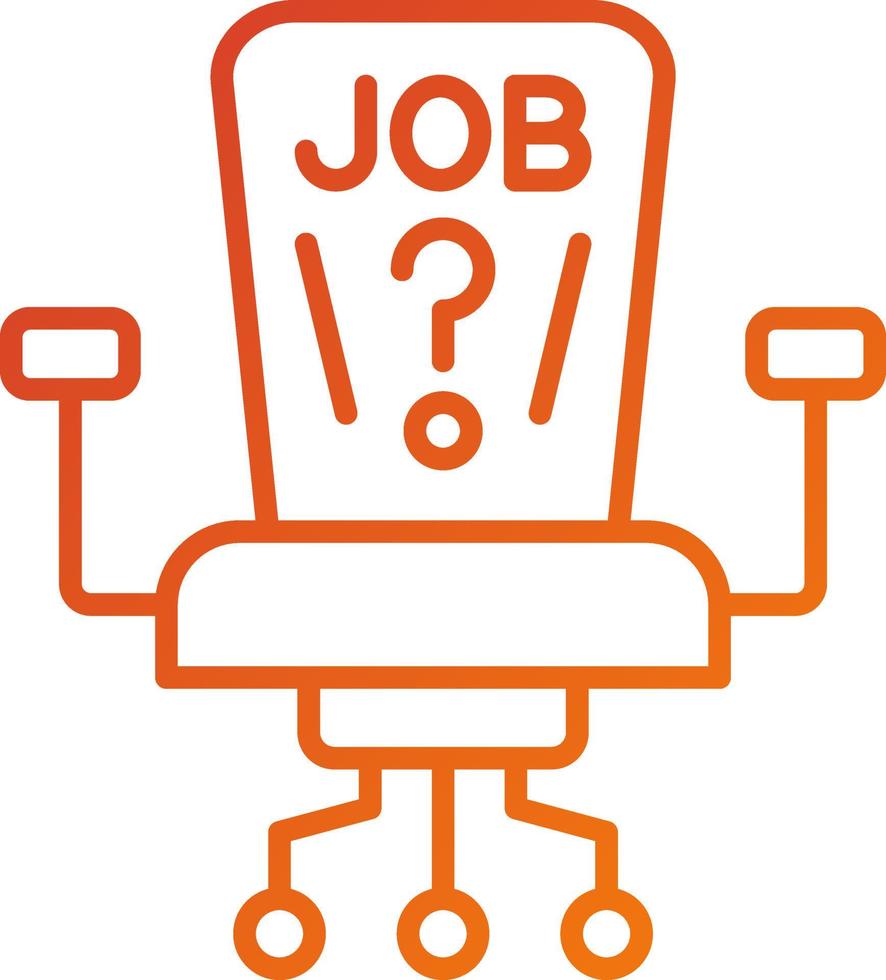 Job Vacancy Icon Style vector