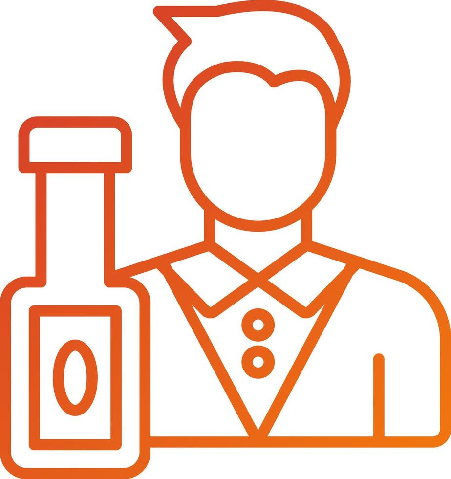 Bartender Icon Style vector