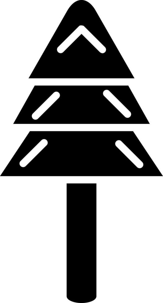 Evergreen Tree Icon Style vector