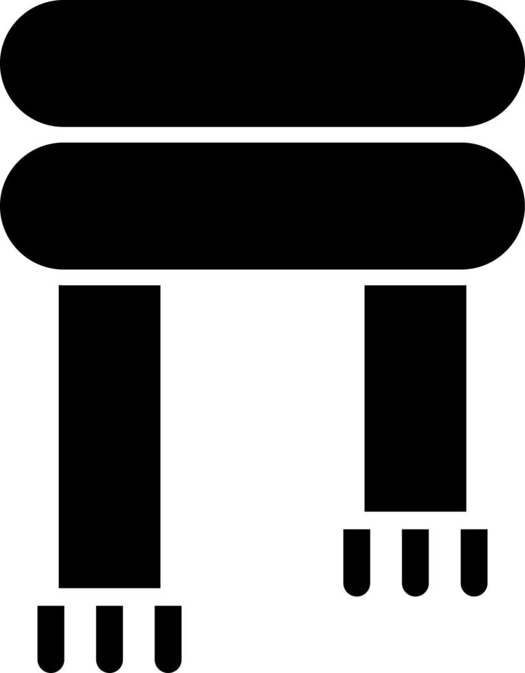 Scarf Icon Style vector