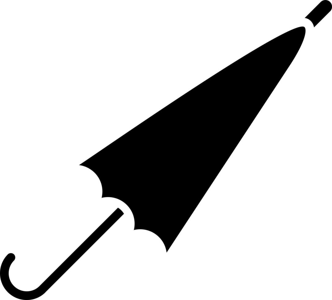 Closed Umbrella Icon Style vector