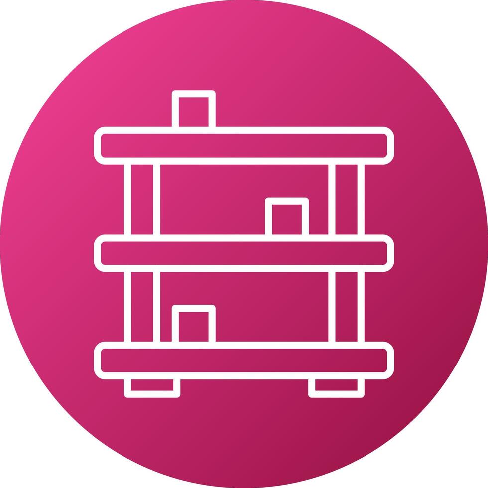 Rack Icon Style vector