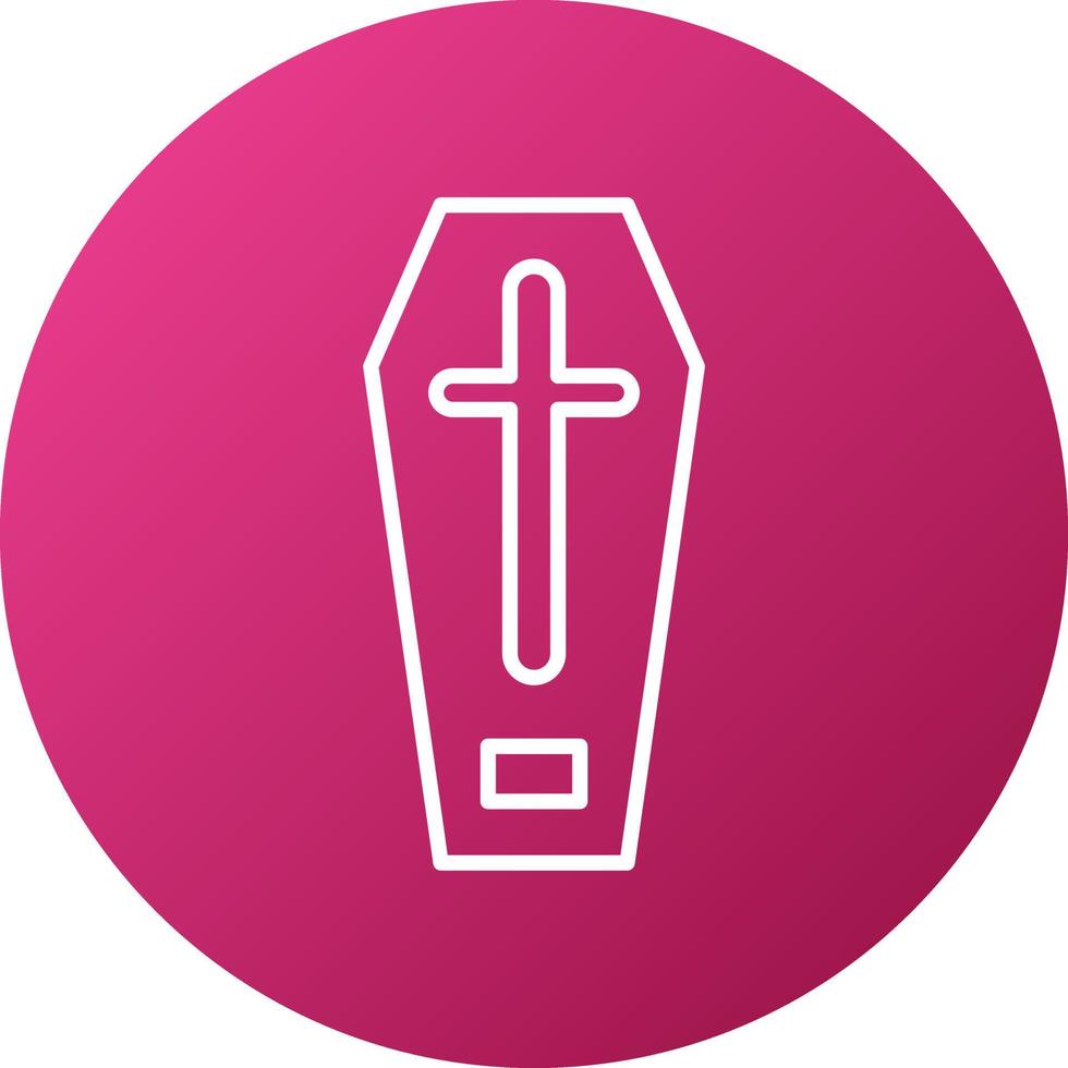 Coffin Icon Style vector
