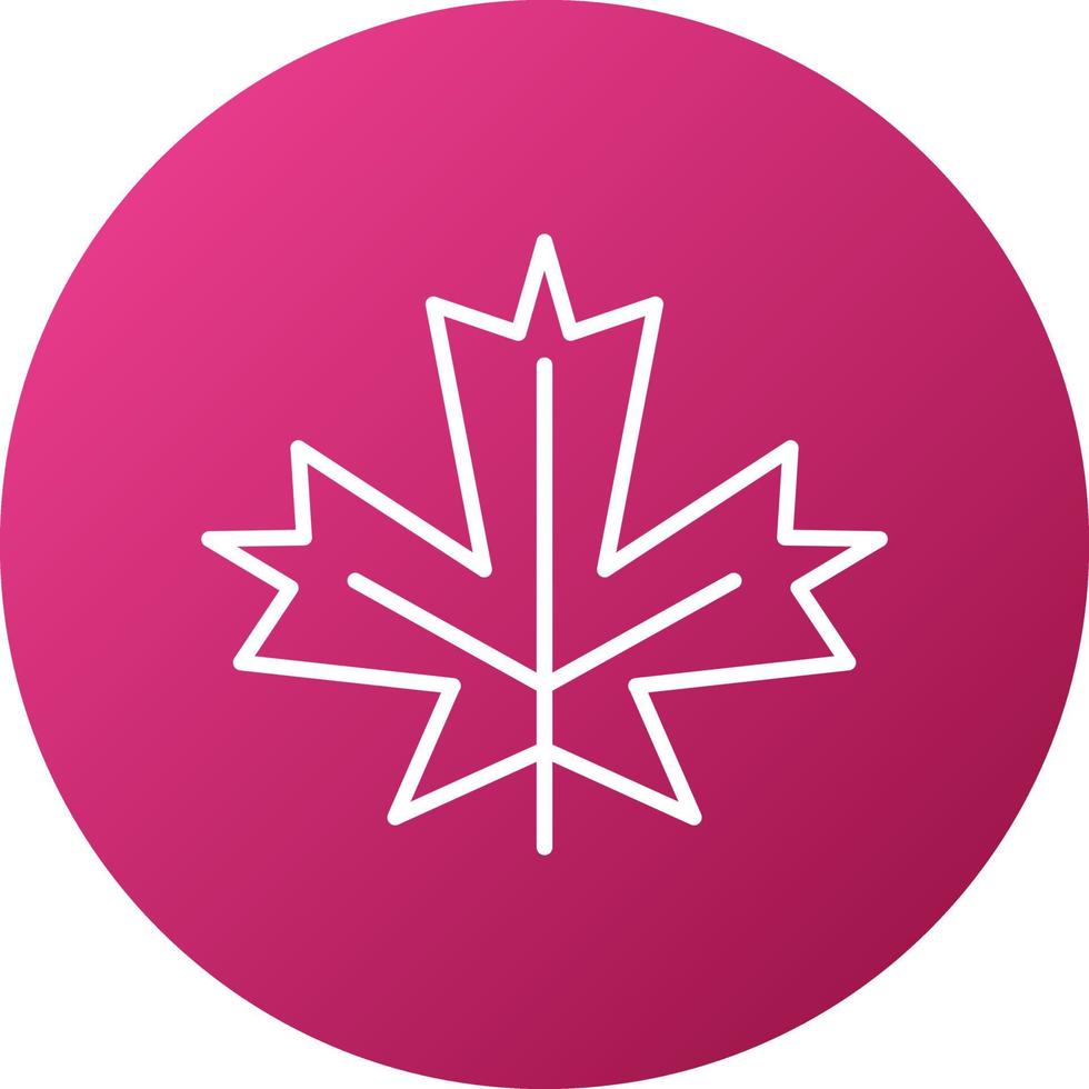 Maple Leaf Icon Style vector