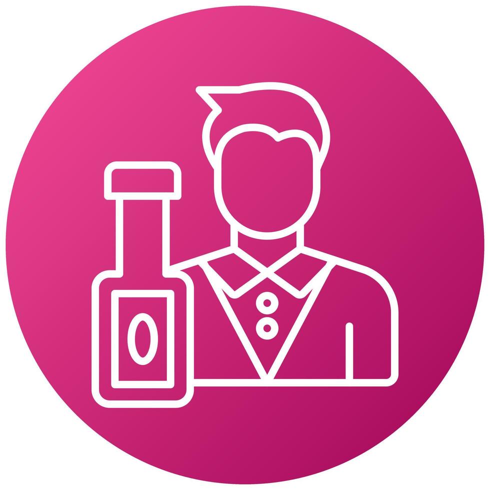 Bartender Icon Style vector
