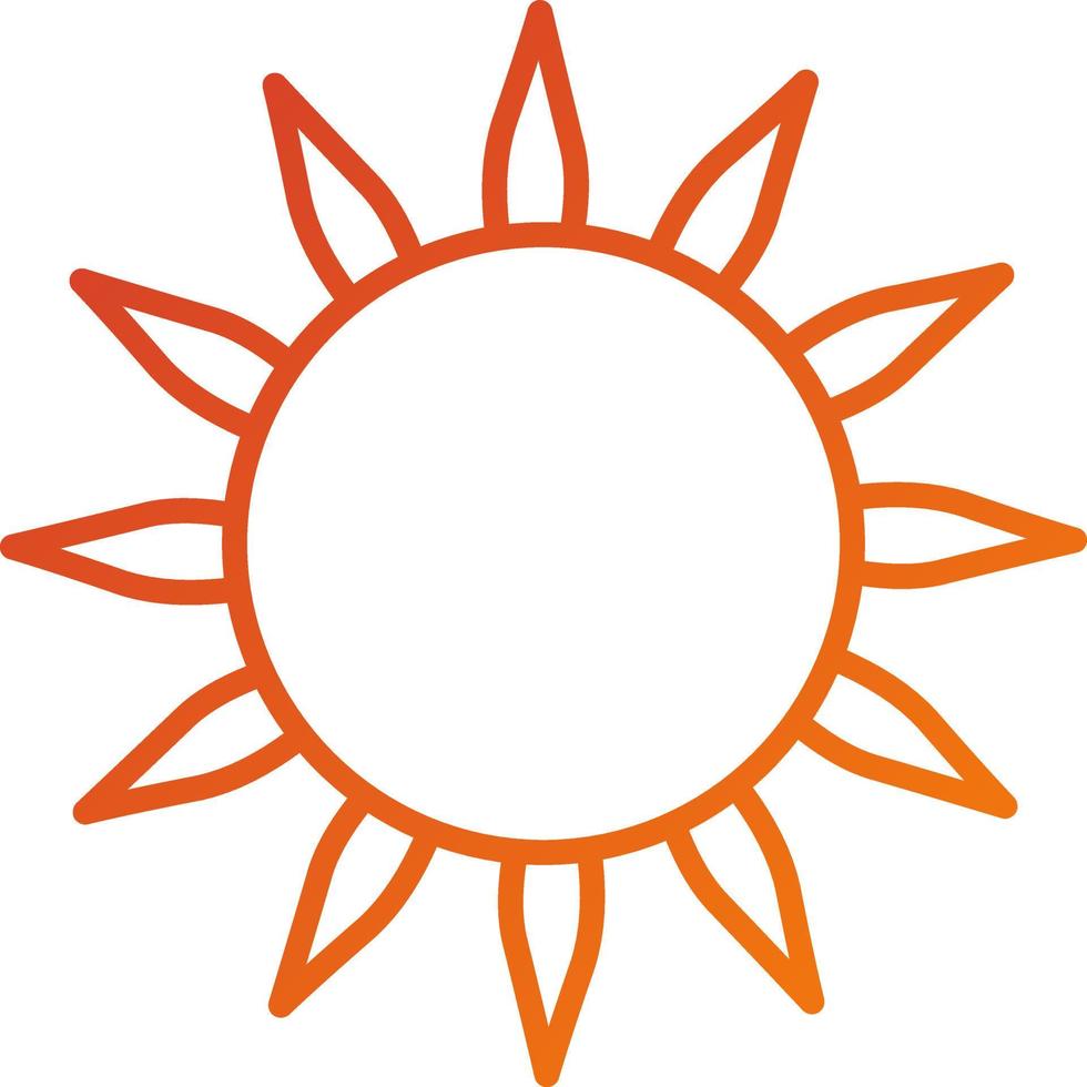 Sun Icon Style vector