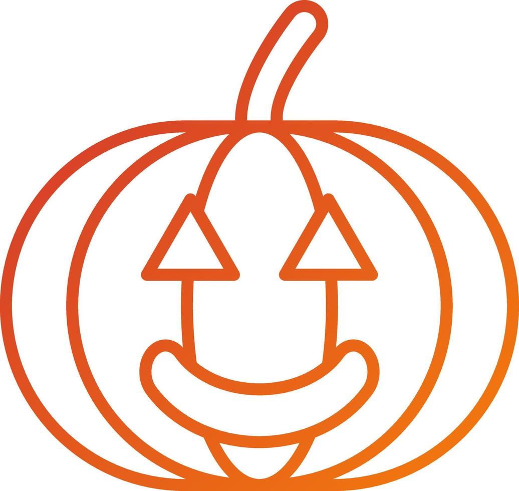 Jack-O-Lantern Icon Style vector