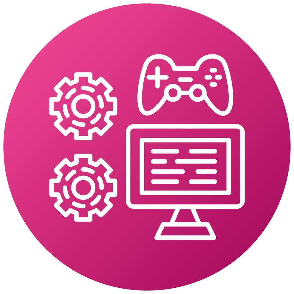 Game Mod Manager Icon Style vector