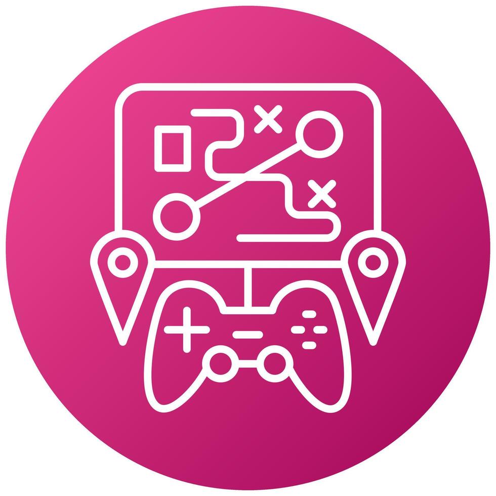 Custom Map Icon Style vector