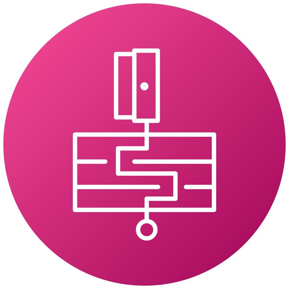 Exit Strategy Icon Style vector