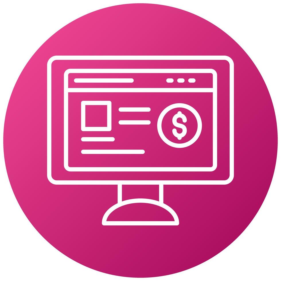 Crowdfunding Portal Icon Style vector