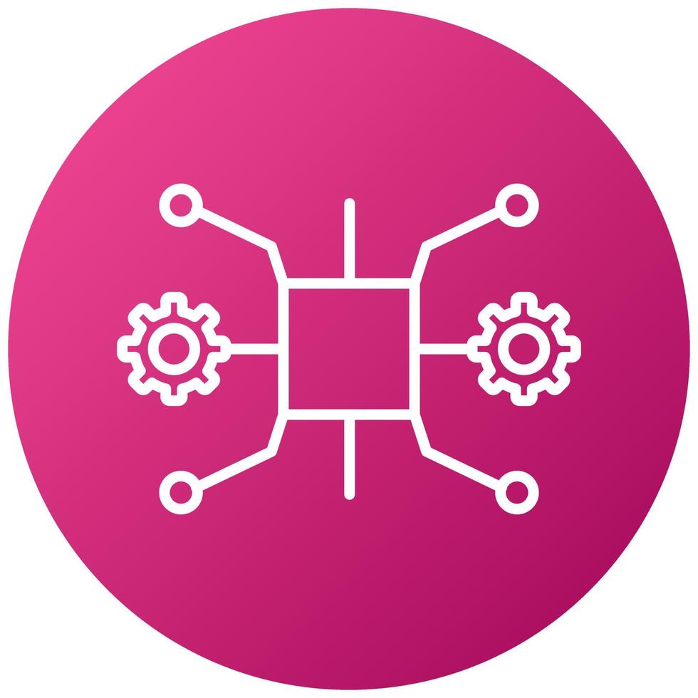 Infrastructure Icon Style vector