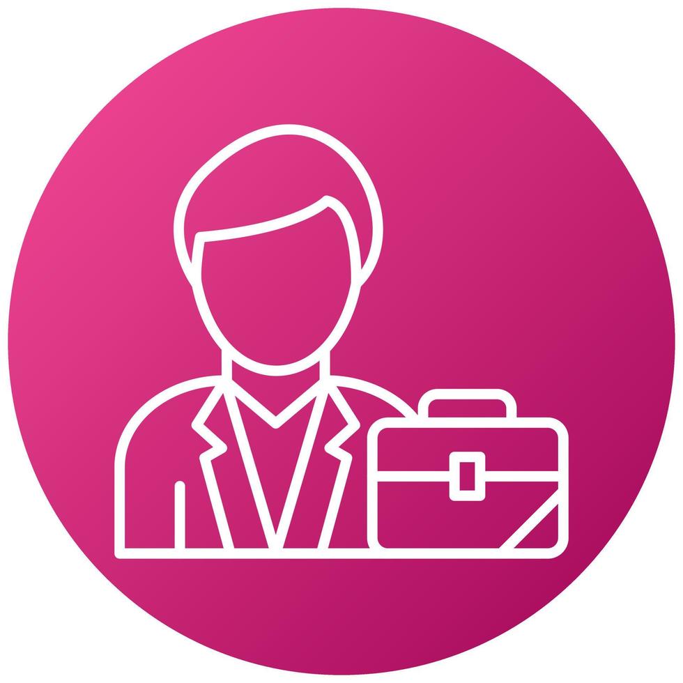 Businessman Icon Style vector