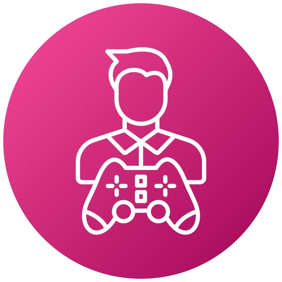 Gamer Icon Style vector