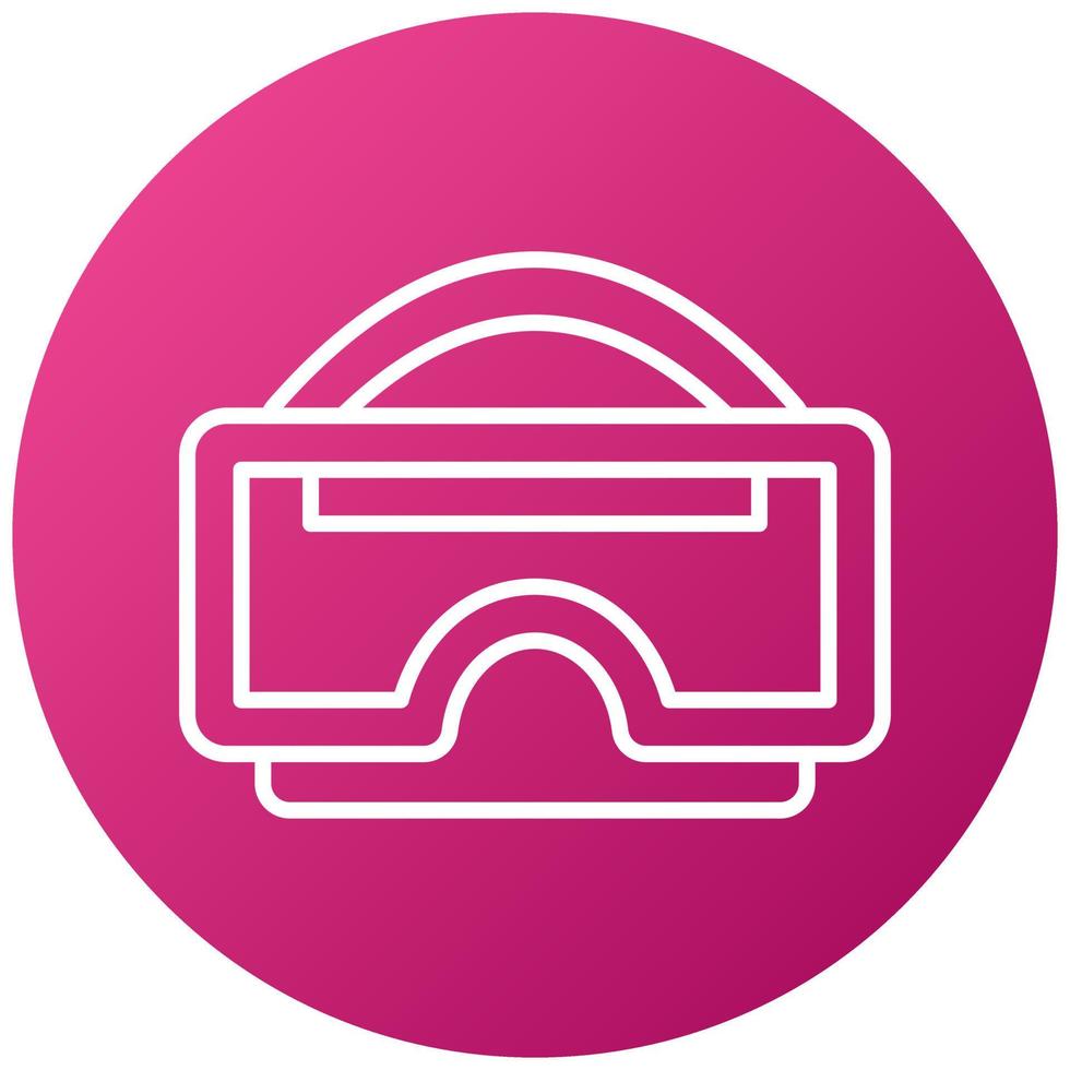 VR Glasses Icon Style vector
