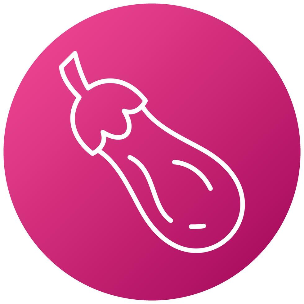 Eggplant Icon Style vector