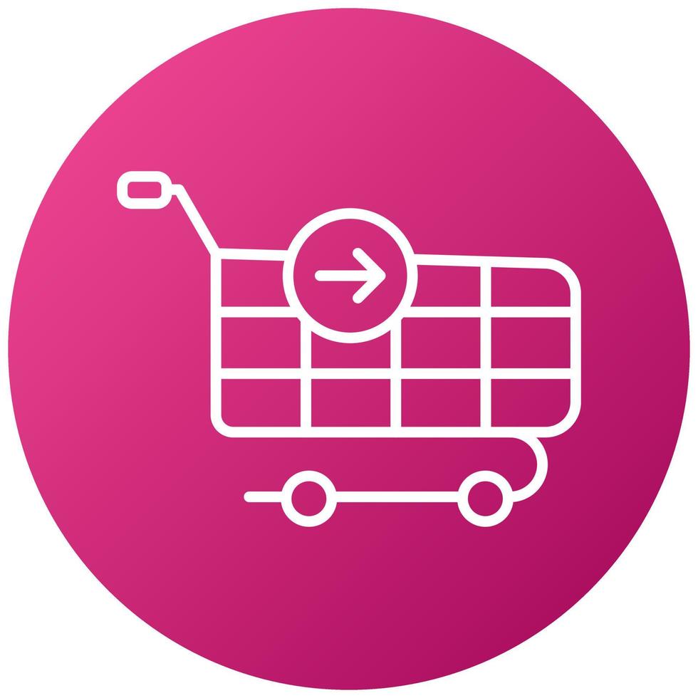 Continue Shopping Icon Style vector