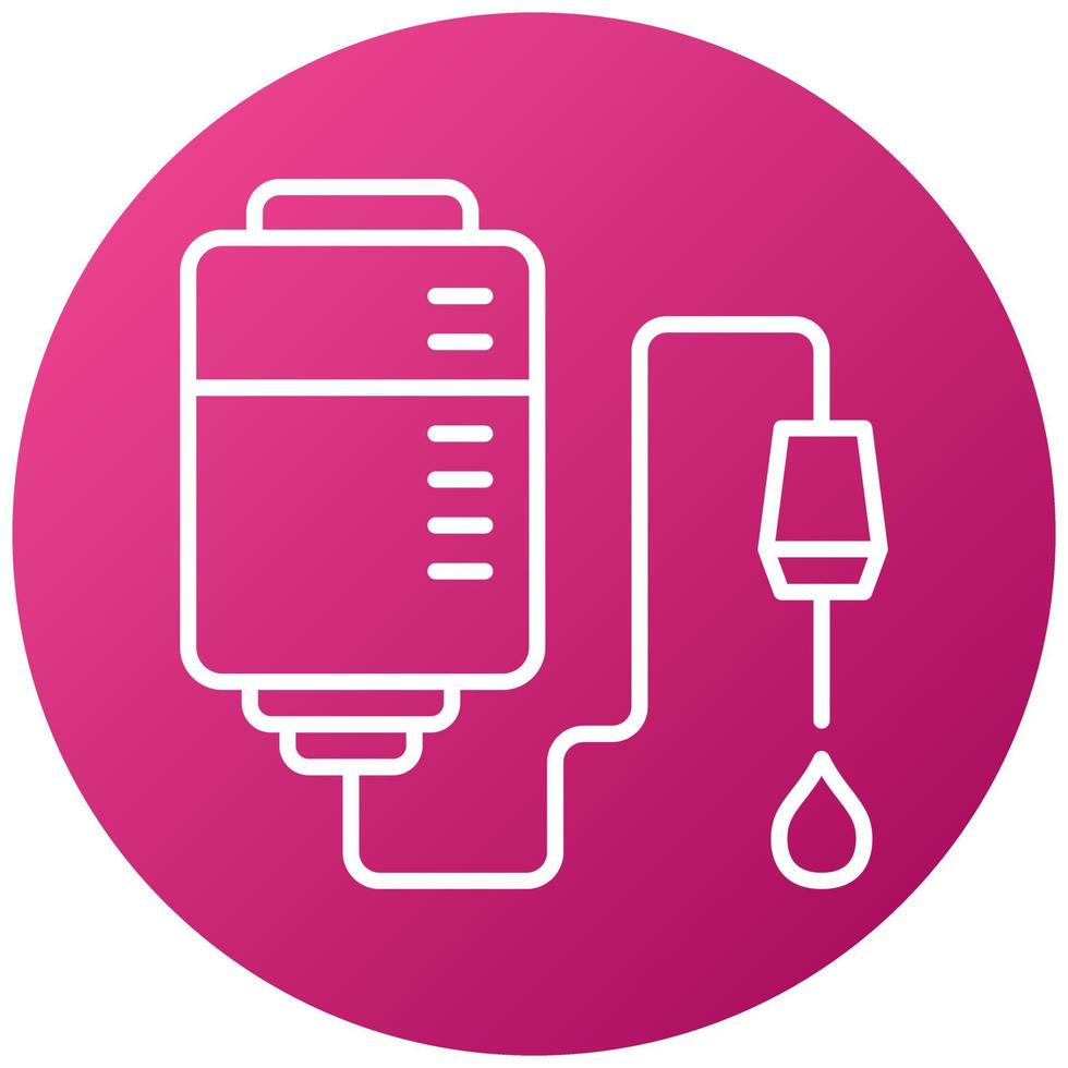 Blood Transfusion Icon Style vector