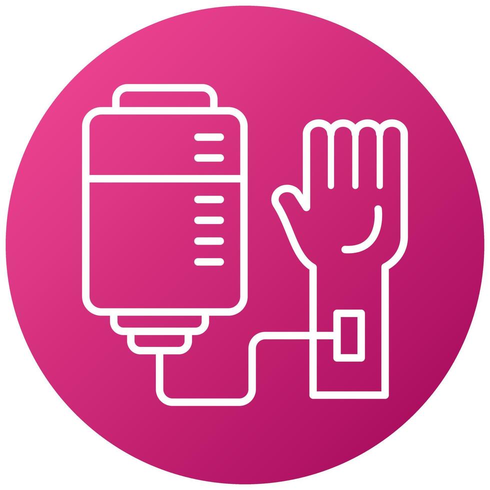 Blood Donation Icon Style vector