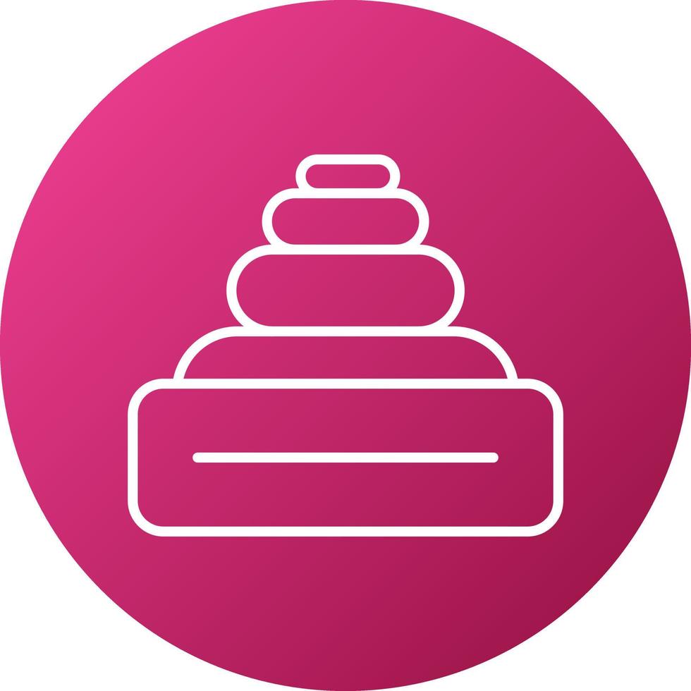 Stack Toy Icon Style vector