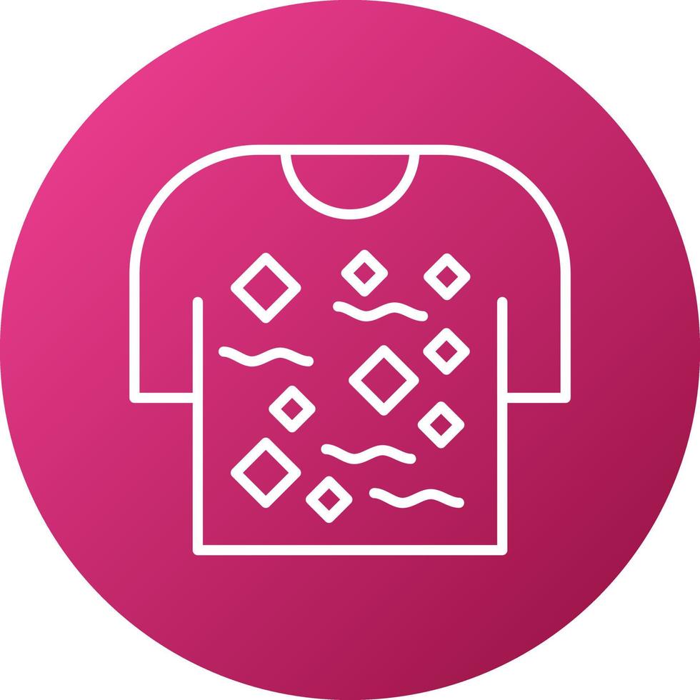 estilo de icono de camisa vector